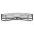 Redondo Sectional in Cast Silver, No Welt