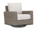 Coronado Swivel Rocker in Canvas Flax w/ Self Welt