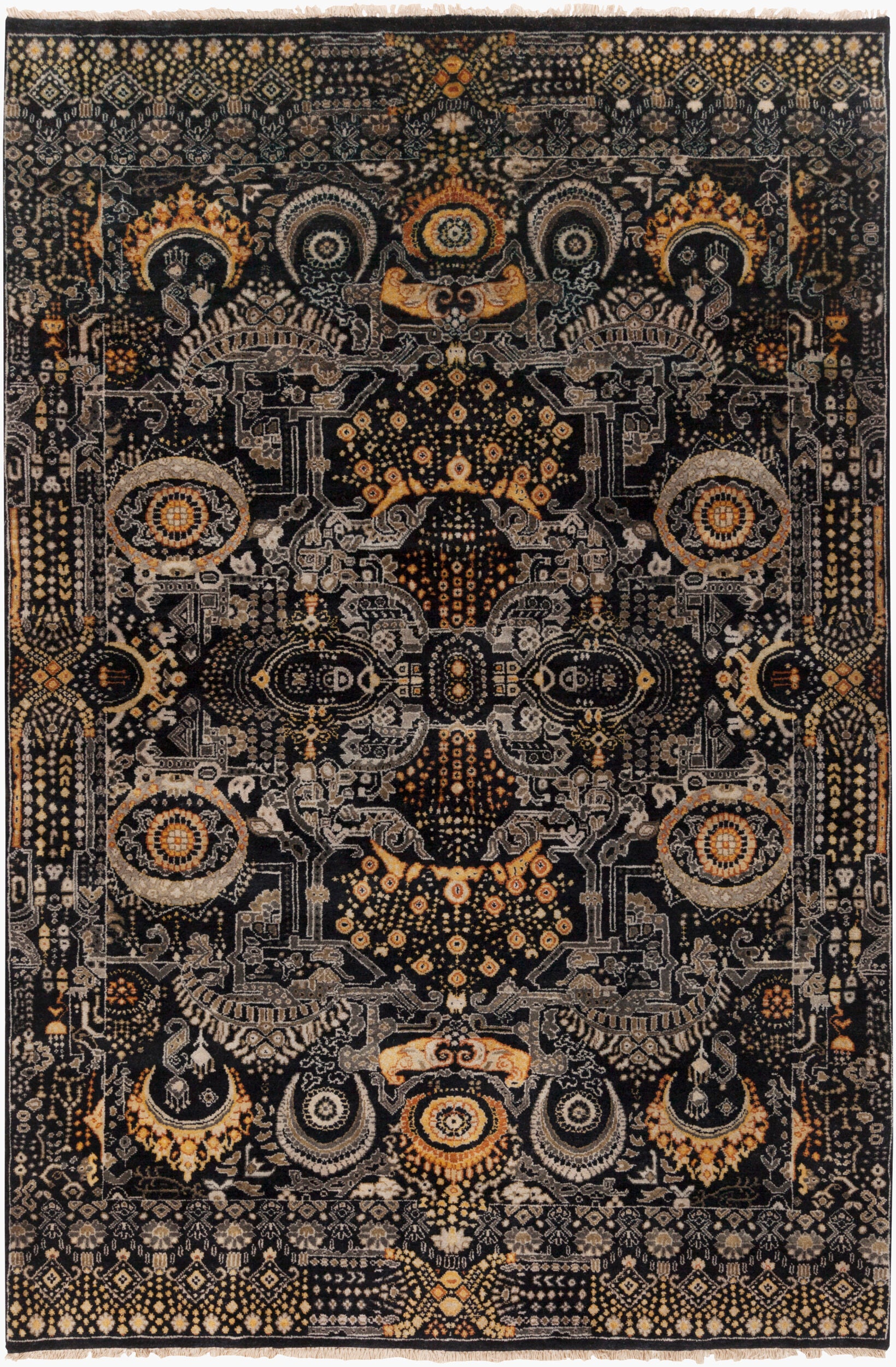 Empress Rug | Black | EMS7000