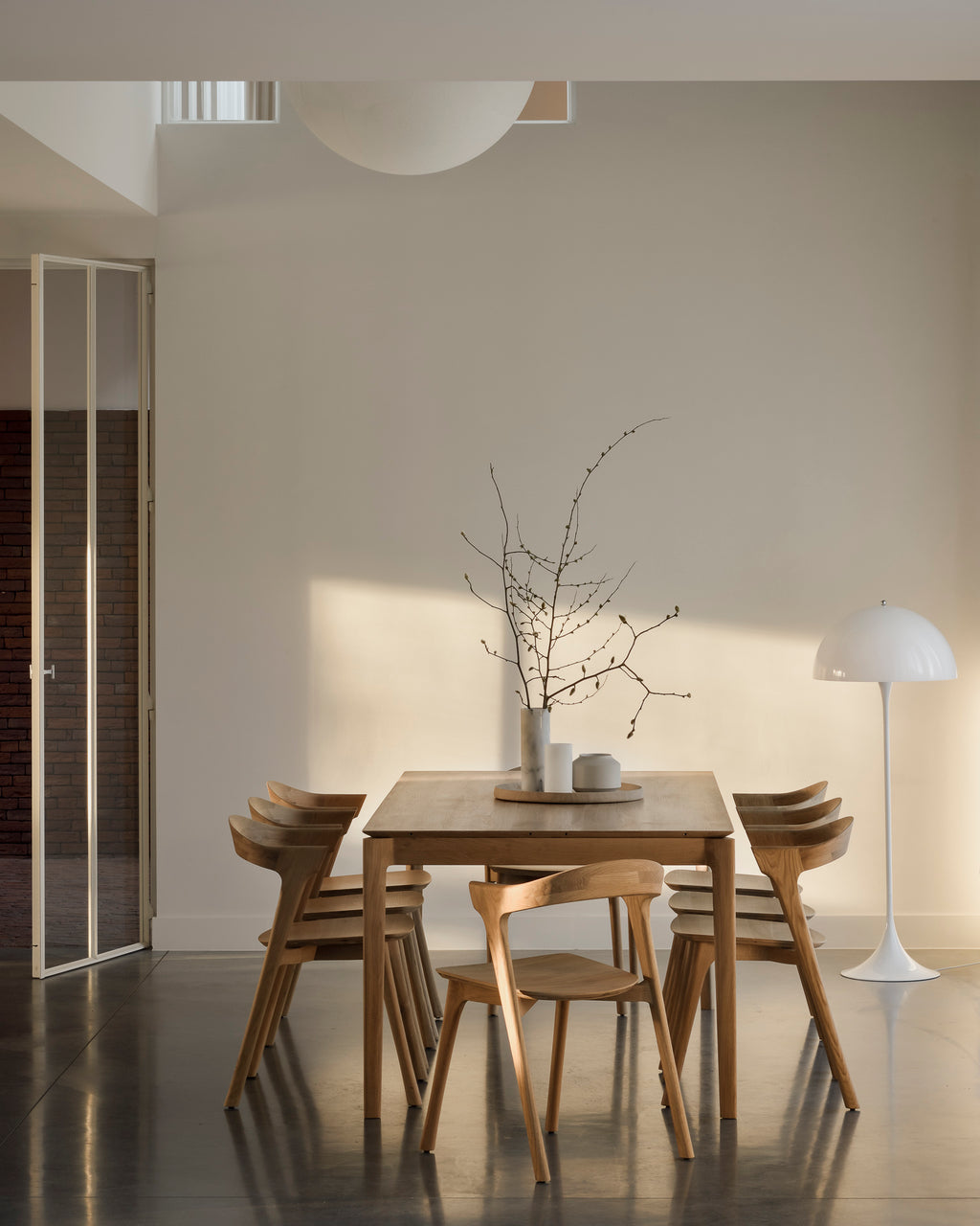 Bok Extendable Dining Table | Oak | Rectangular | 55"|87" X 35"