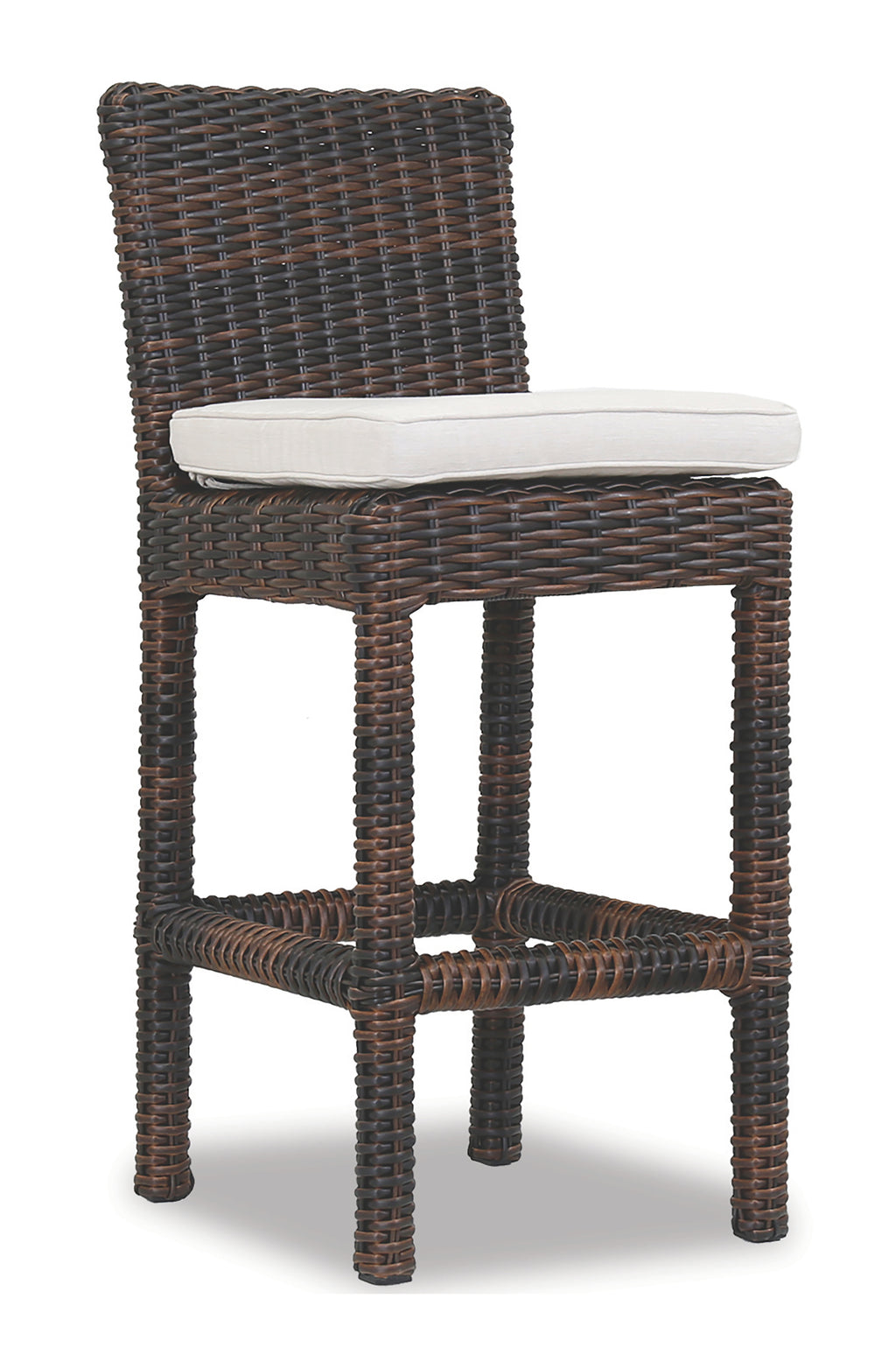 Montecito Barstool in Canvas Flax w/ Self Welt