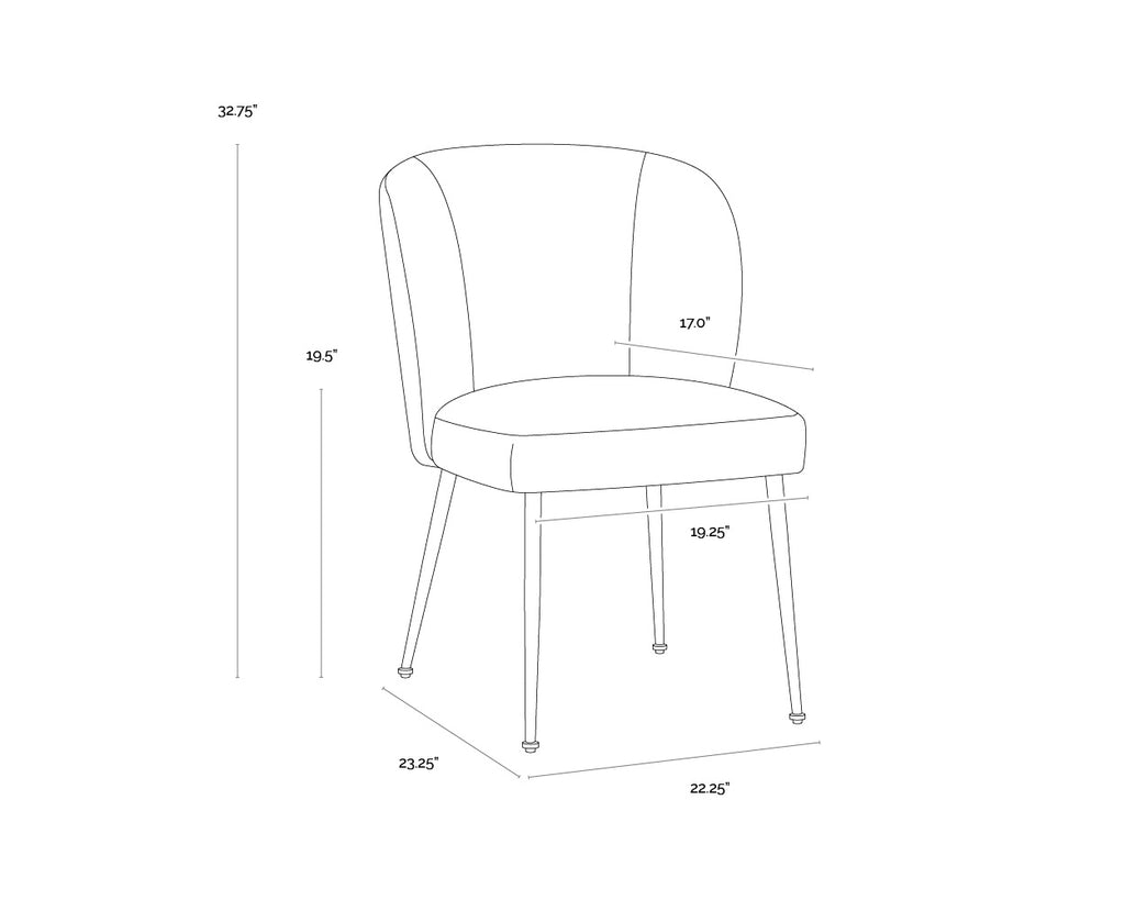 Ivana Dining Chair - Soho Teal