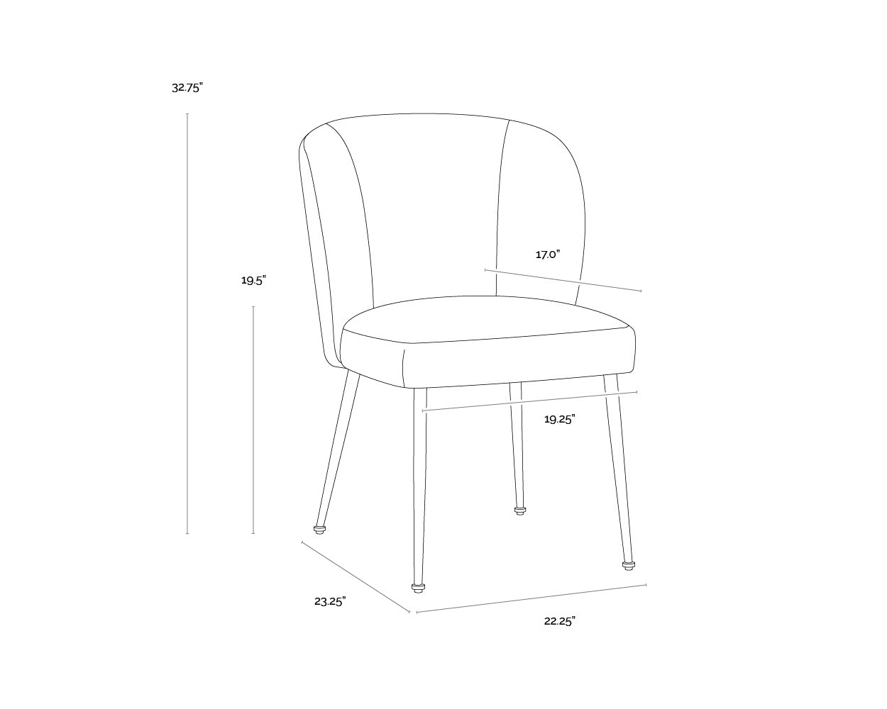 Ivana Dining Chair - Soho Teal