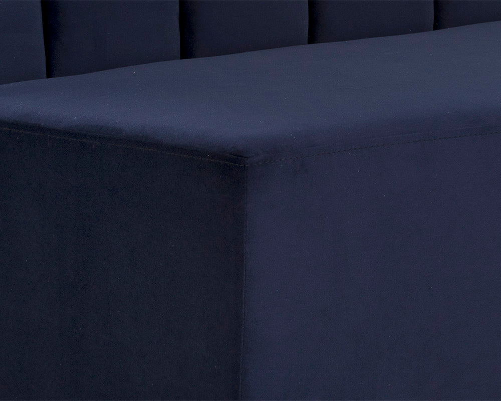 Kosovo Banquette - Brown - Abbington Navy