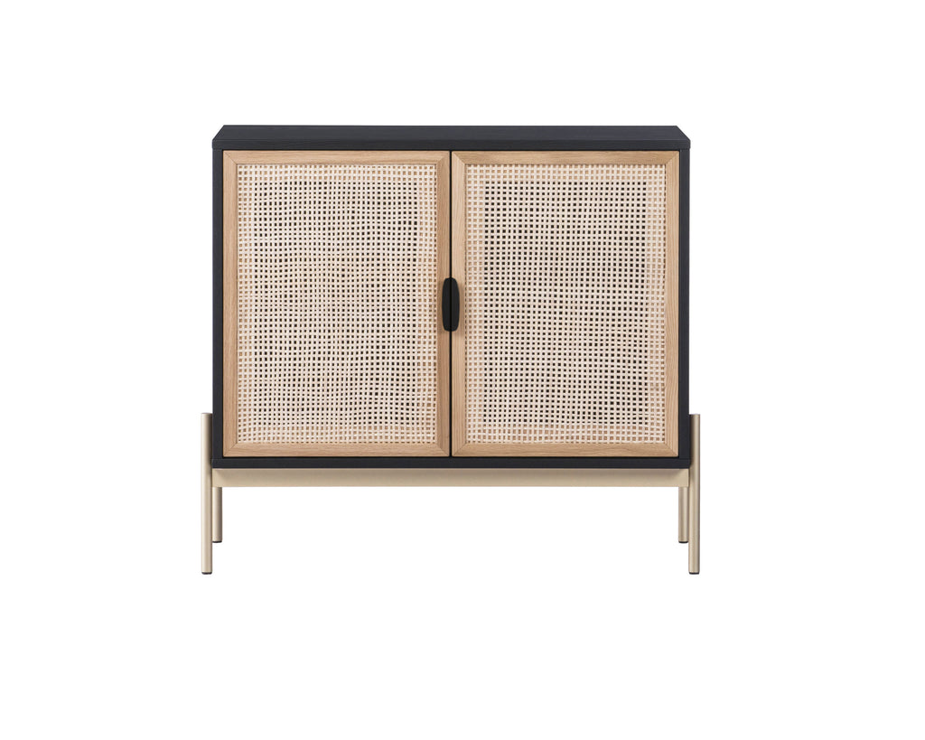 Avida Sideboard - Small - Gold - Black/Natural