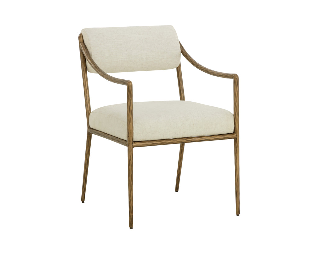 Leticia Dining Armchair - Geralt Linen