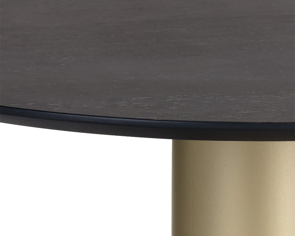 Monaco Coffee Table - Gold - Grey Marble / Charcoal Grey