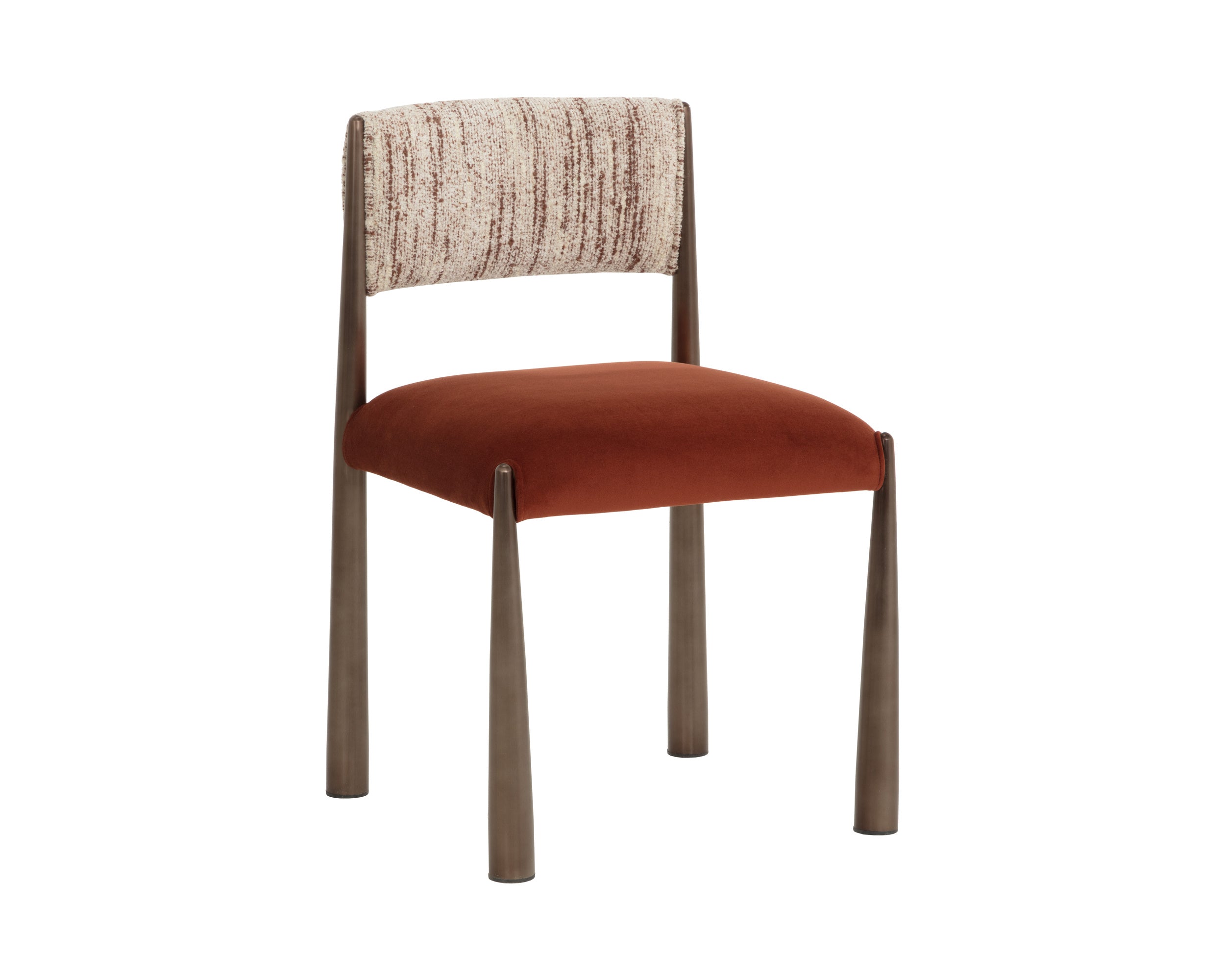 Bayard Dining Chair - Dark Bronze - Meg Rust / Terri Nutmeg