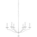 Annie Medium Chandelier Plaster White