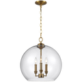 Lawler Orb Pendant Burnished Brass