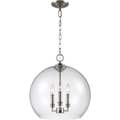 Lawler Orb Pendant Satin Nickel