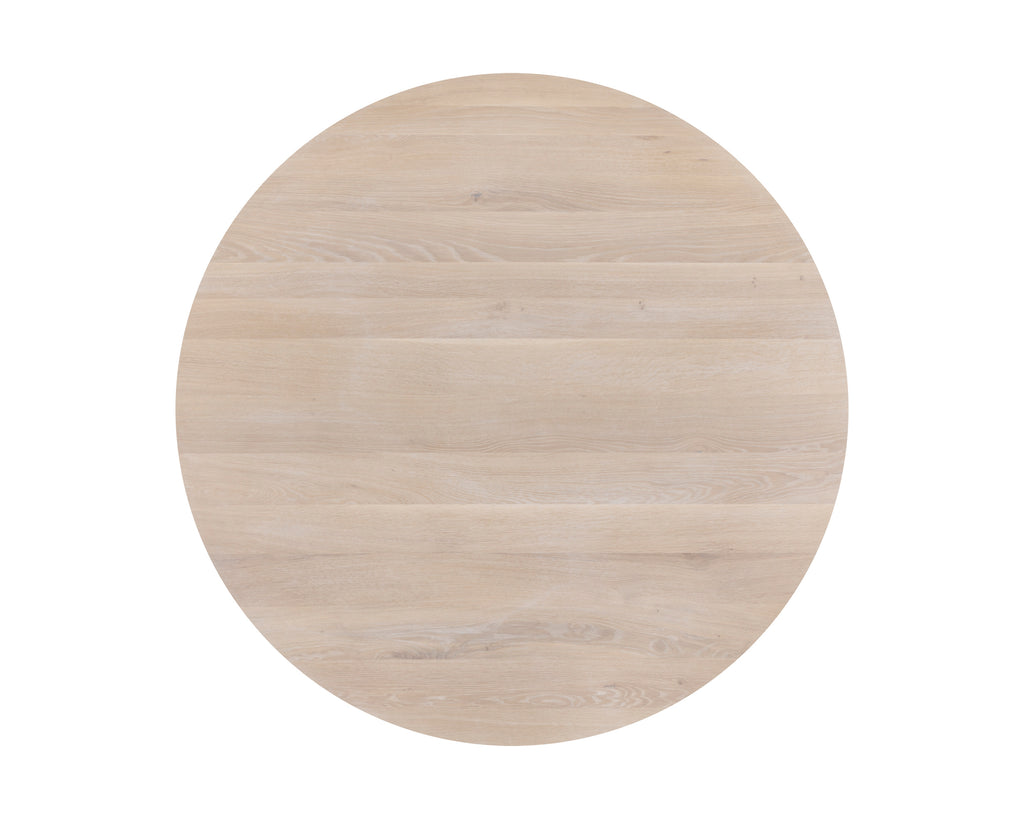Elina Dining Table - Round - Light Oak - 54"