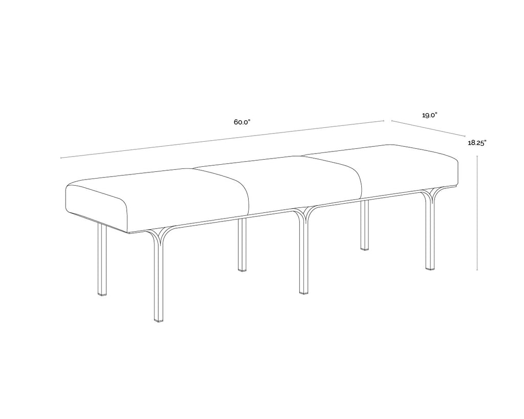 Nuvella Bench - Hailey Moon