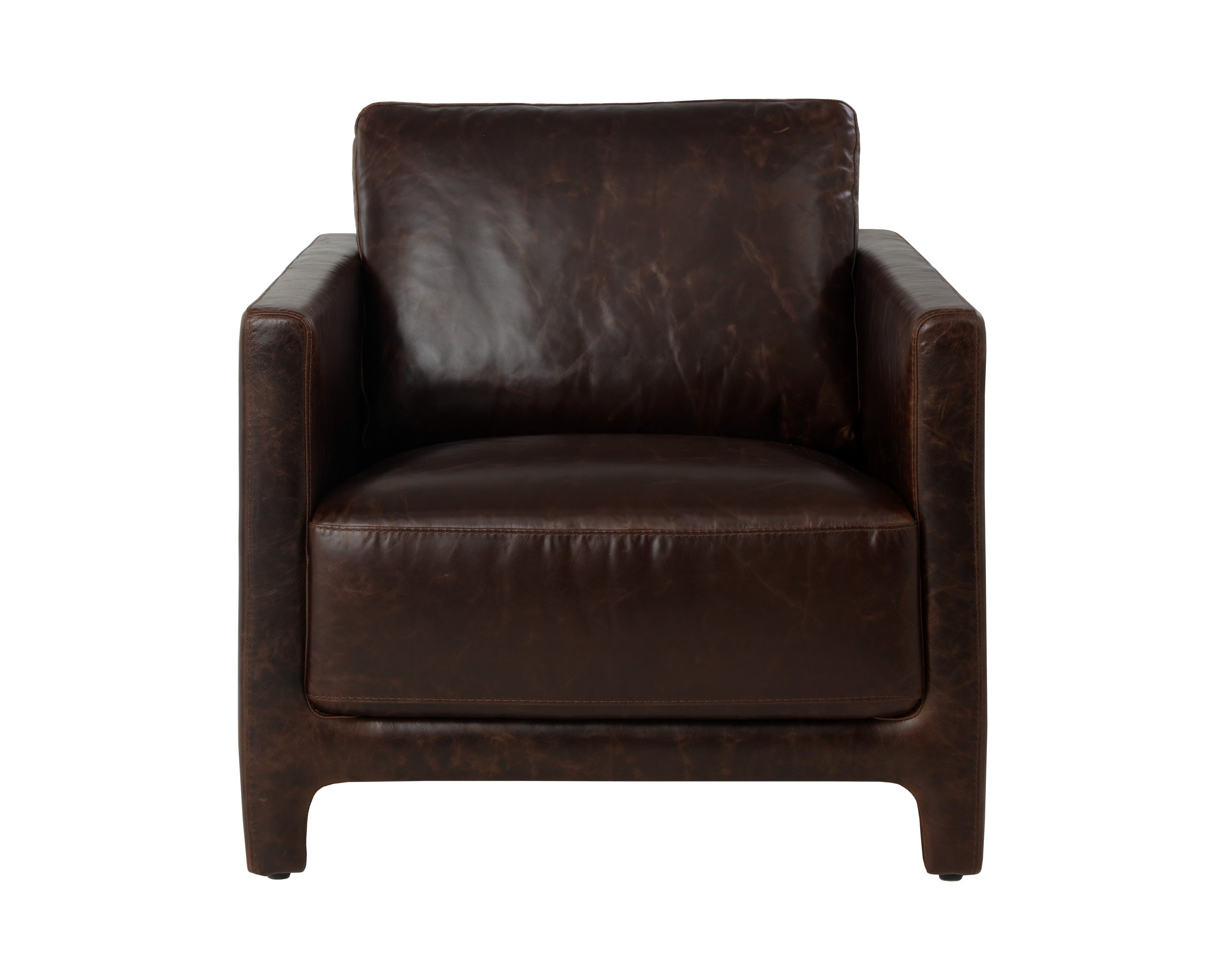 Rodney Lounge Chair - Chocolate Leather
