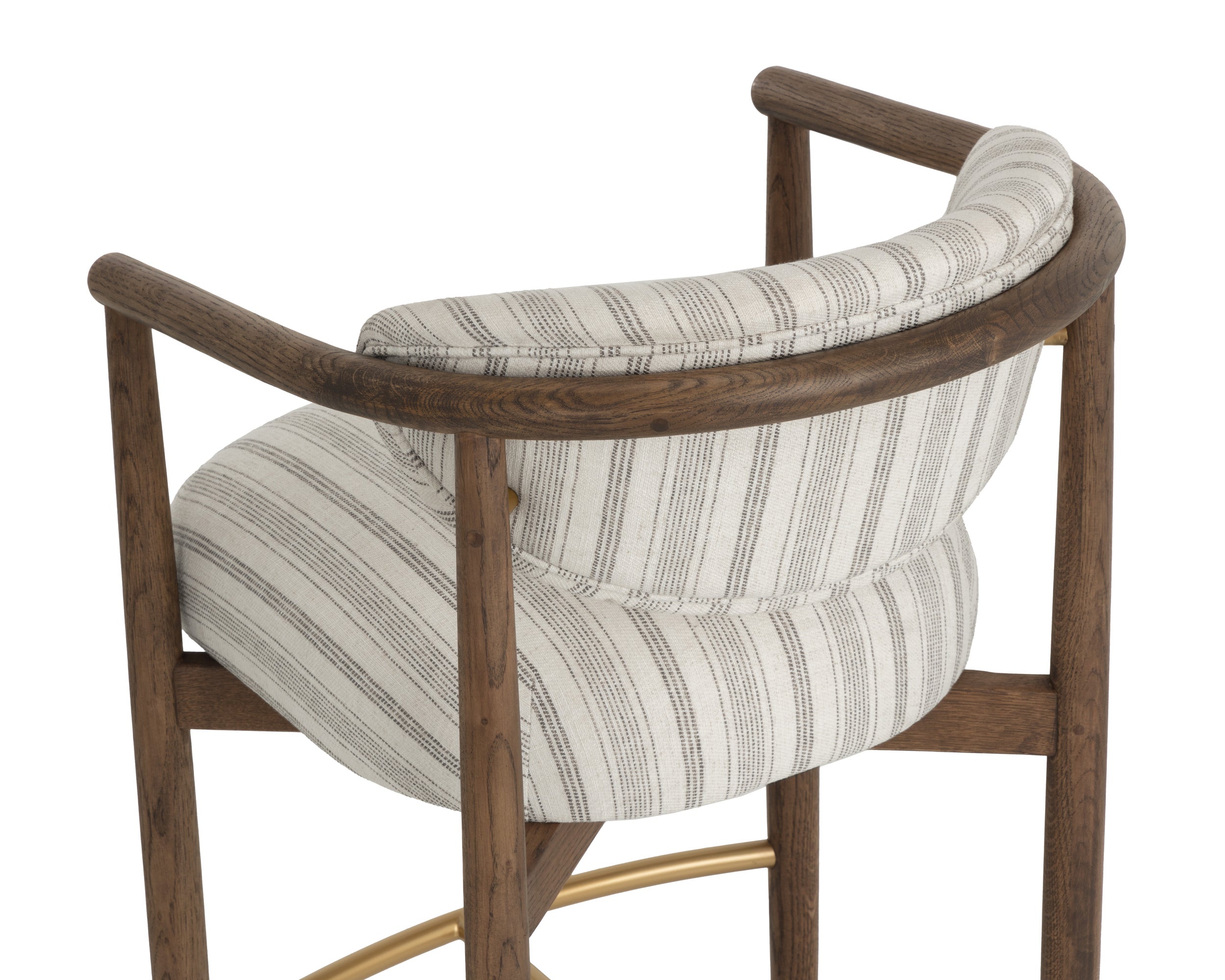 Sigrid Barstool - Antique Brown - Gifford Script