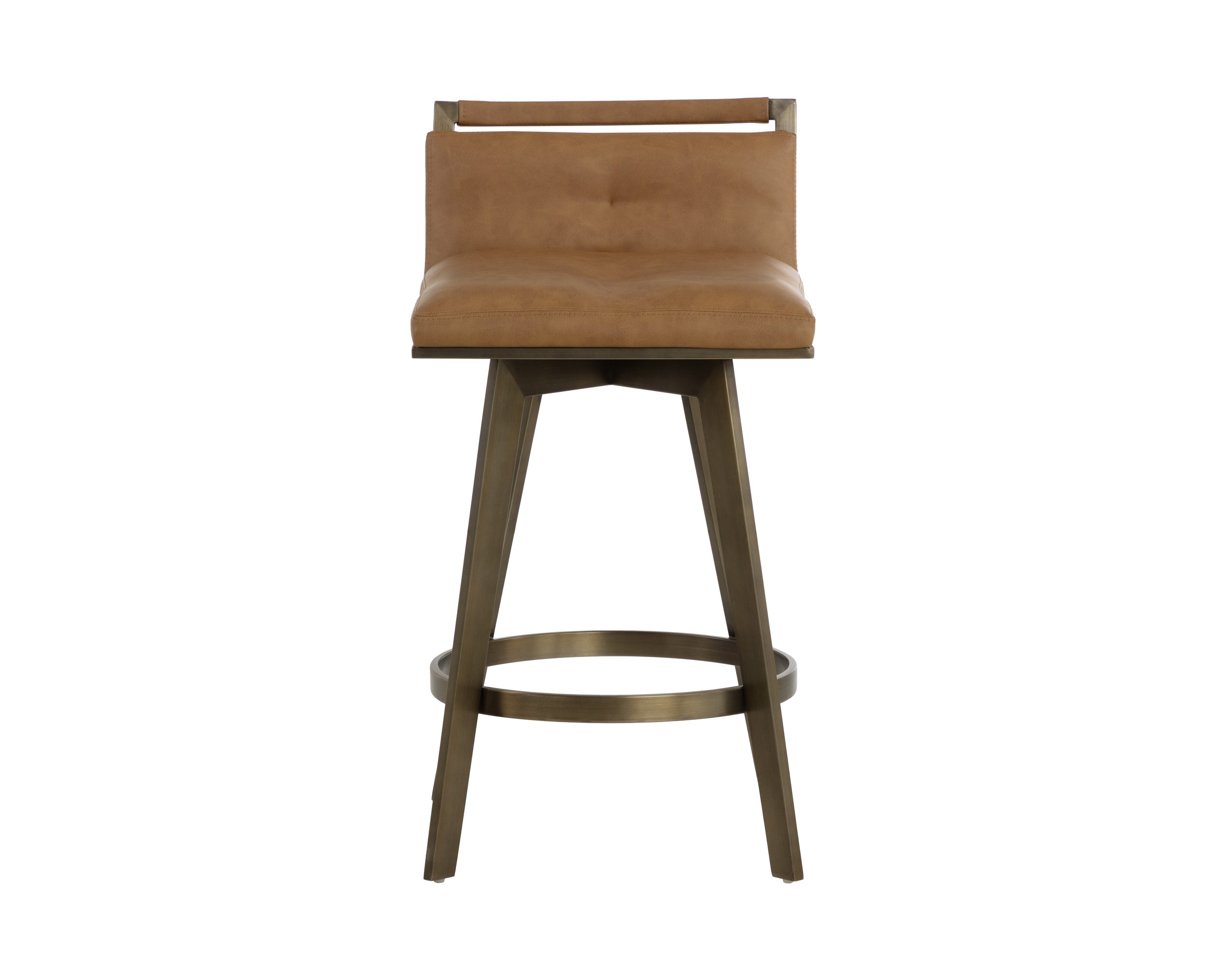 Arizona Swivel Counter Stool - Milliken Cognac