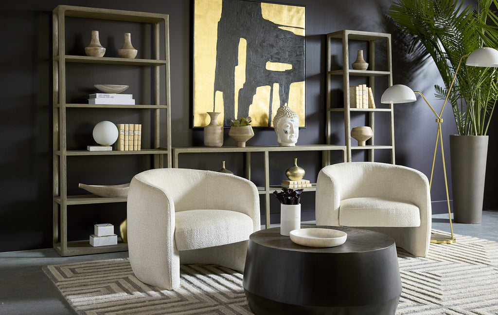 Creed Coffee Table - Small - Gunmetal