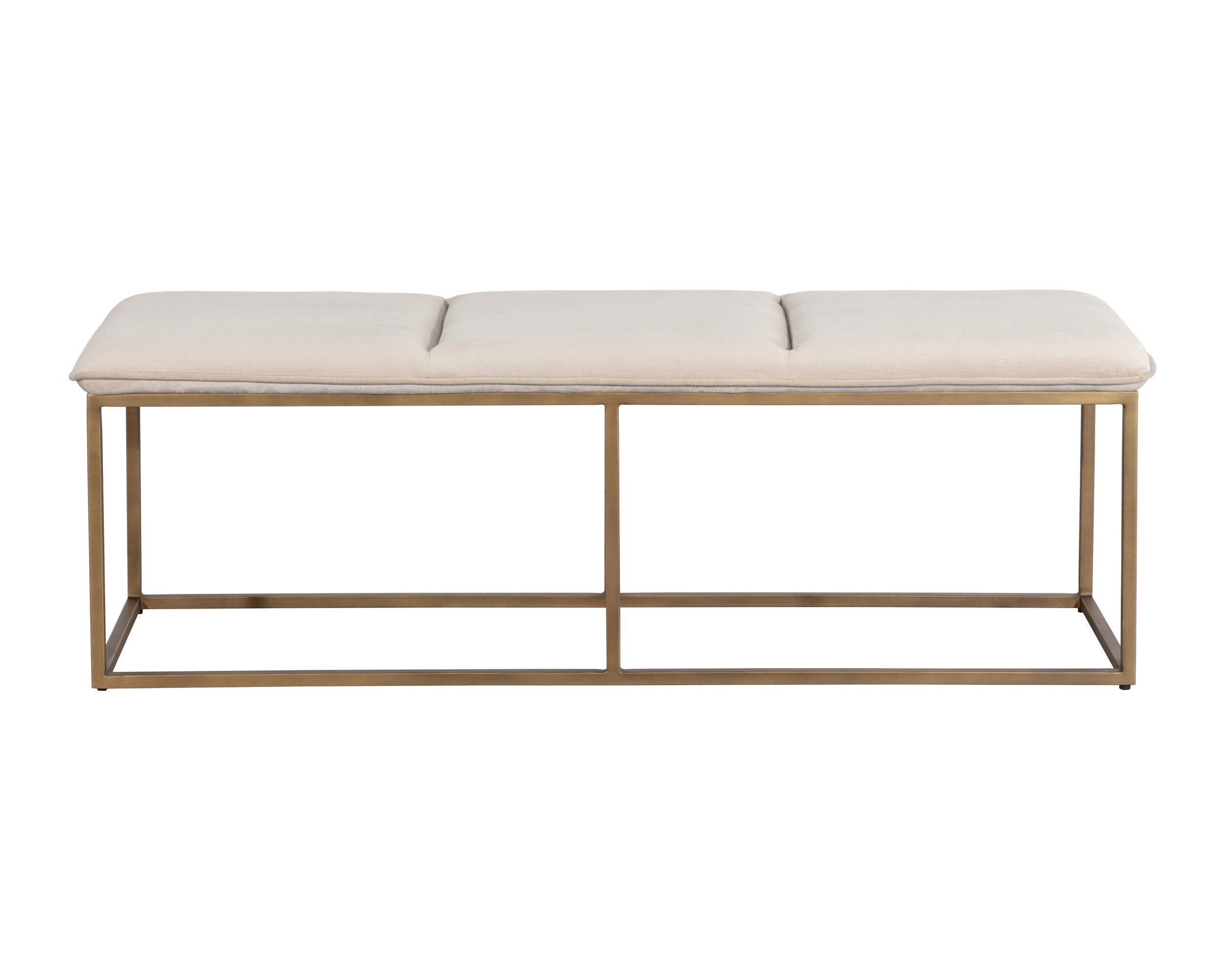 Alley Bench - Burnished Brass - Piccolo Prosecco