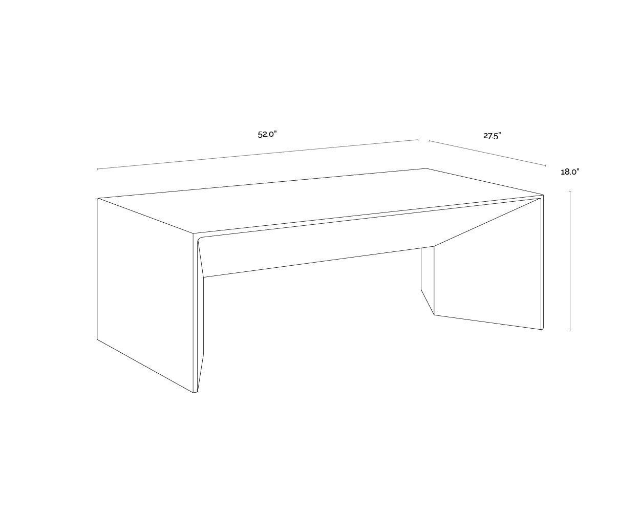 Nomad Coffee Table - Grey