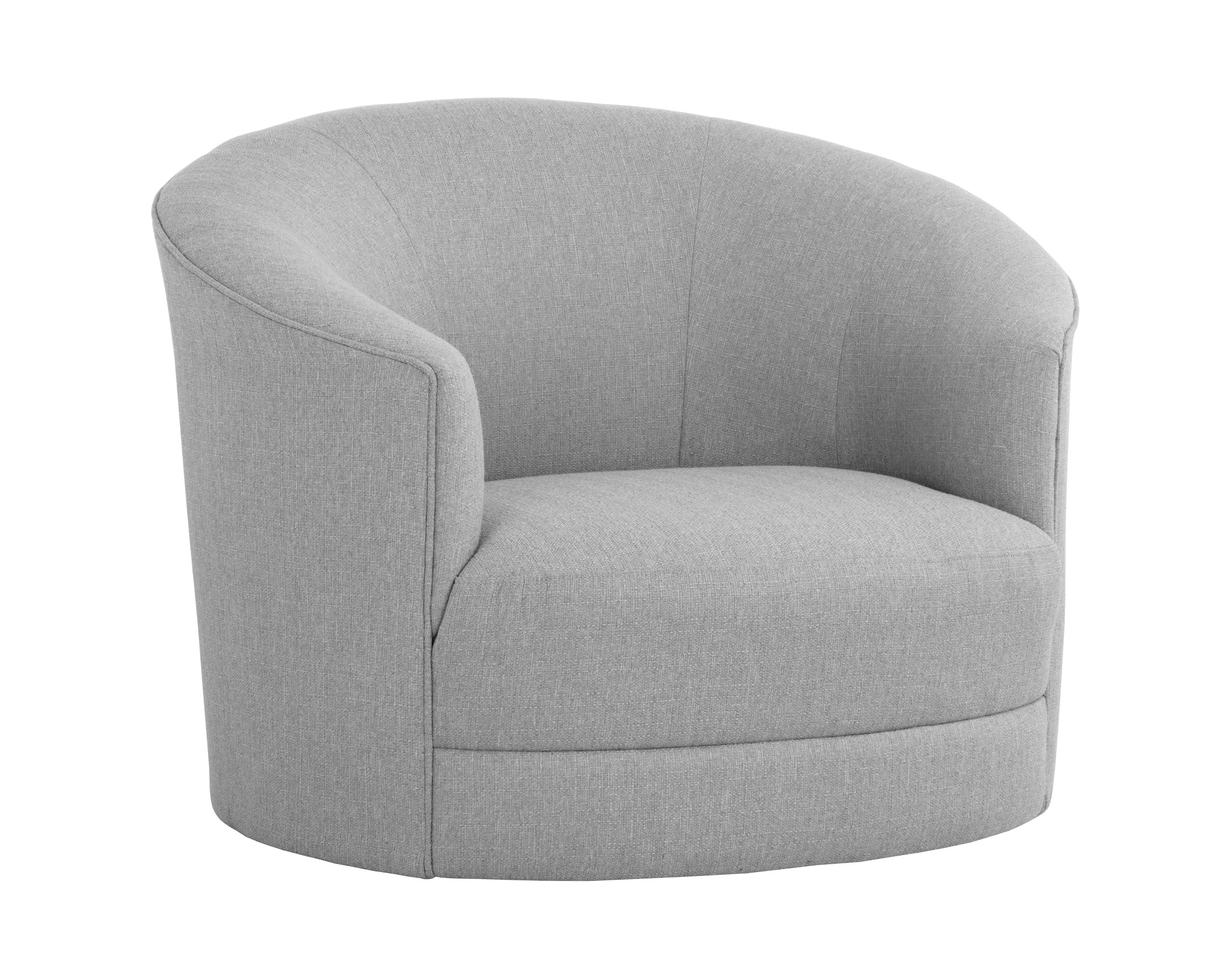 Grimaldi Swivel Armchair - Liv Dove