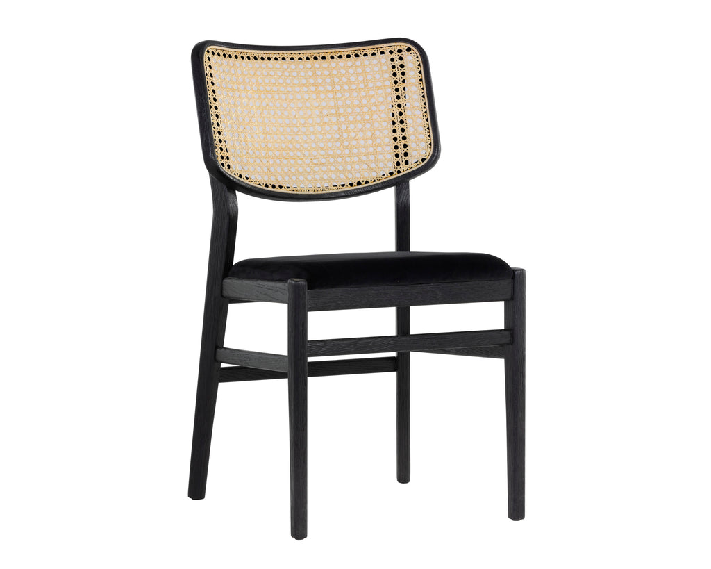 Annex Dining Chair - Abbington Black / Natural