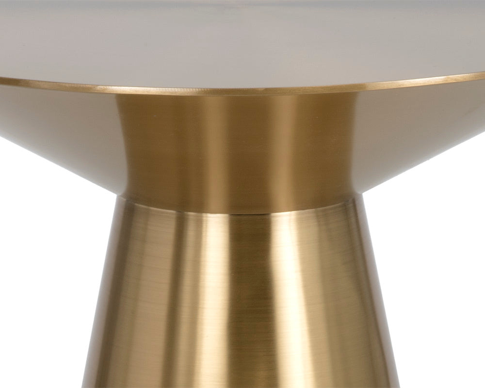 Carmel End Table - Yellow Gold