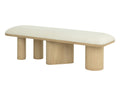 Hiro Bench - Light Oak - Geralt Linen