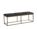 Alley Bench - Rustic Bronze - Piccolo Pebble