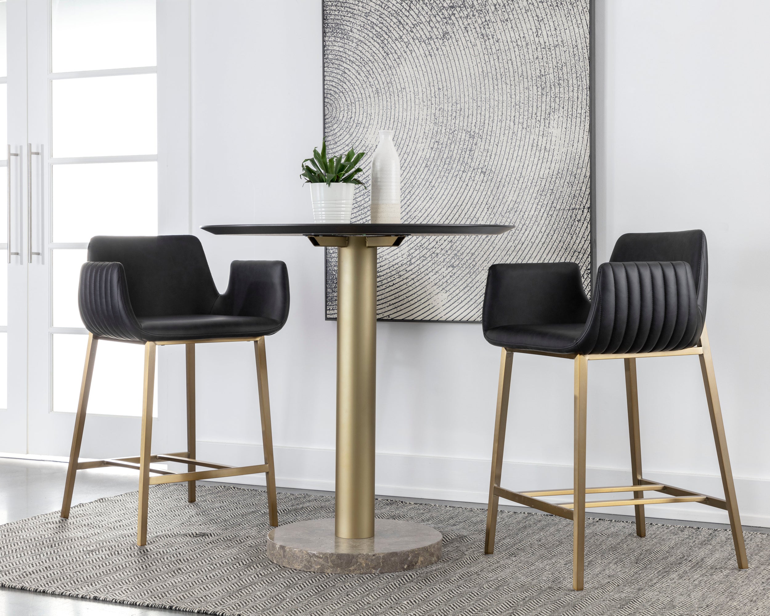 Lucano Counter Stool - Bravo Black