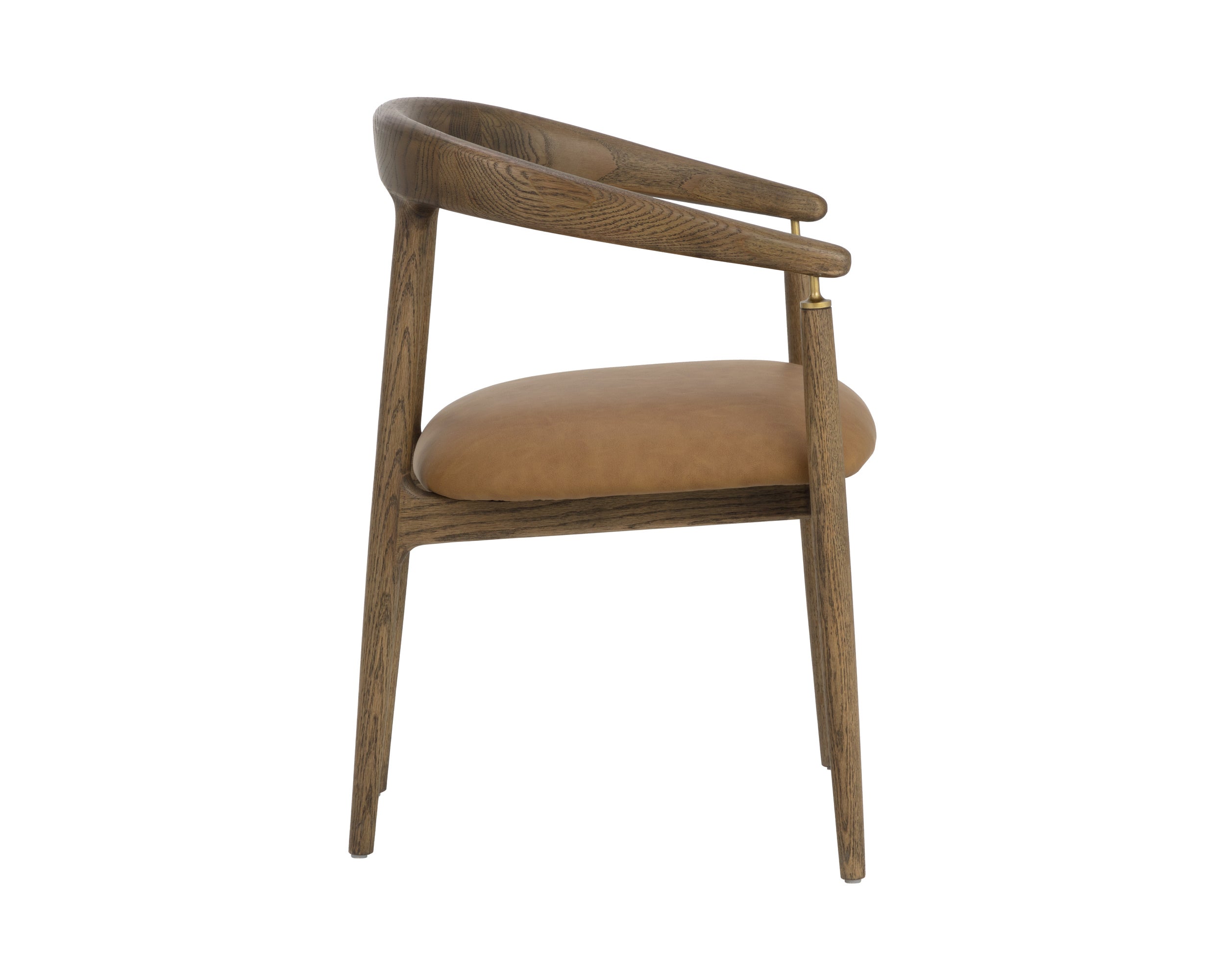 Valmont Dining Armchair - Milliken Cognac