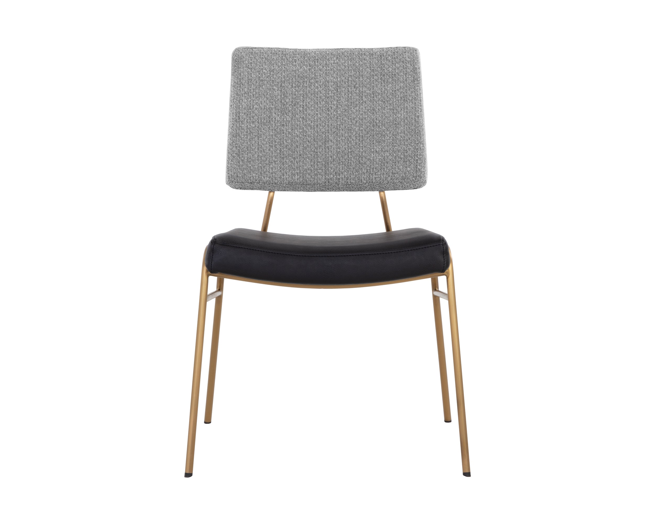 Brinley Dining Chair - Gold - Nightfall Black / Chacha Grey