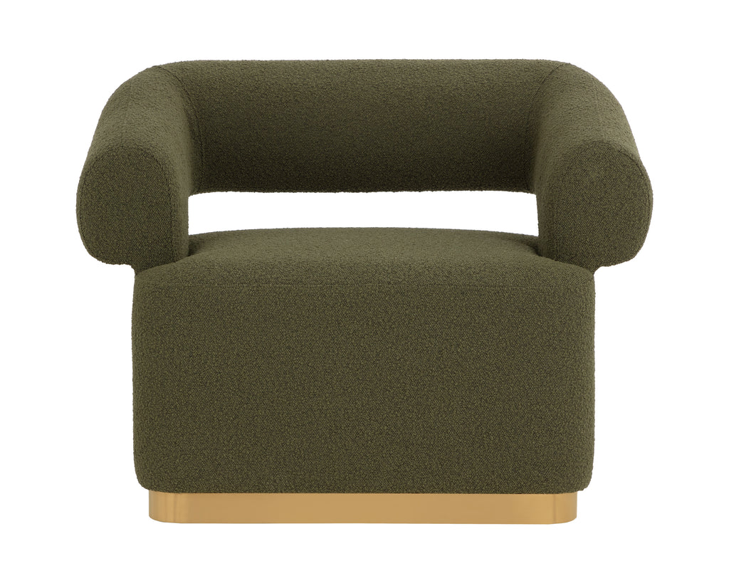 Aggie Swivel Lounge Chair - Copenhagen Olive