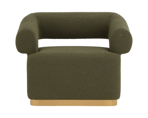Aggie Swivel Lounge Chair - Copenhagen Olive