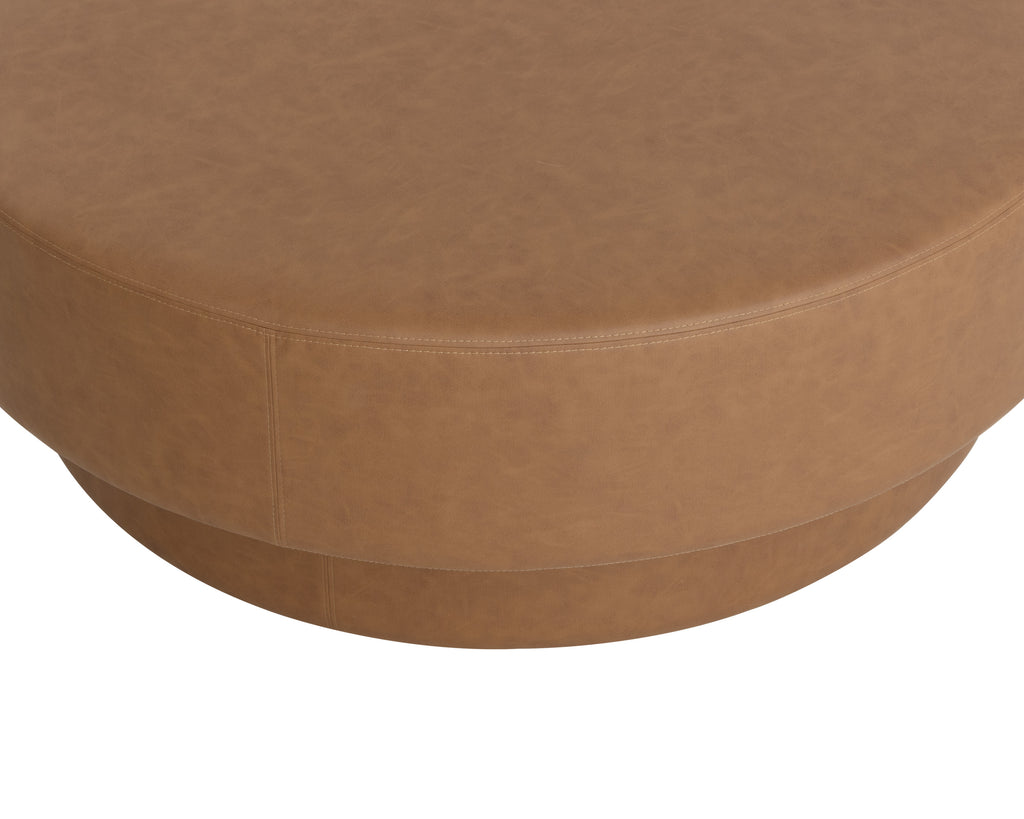 Arlo Ottoman - Milliken Cognac