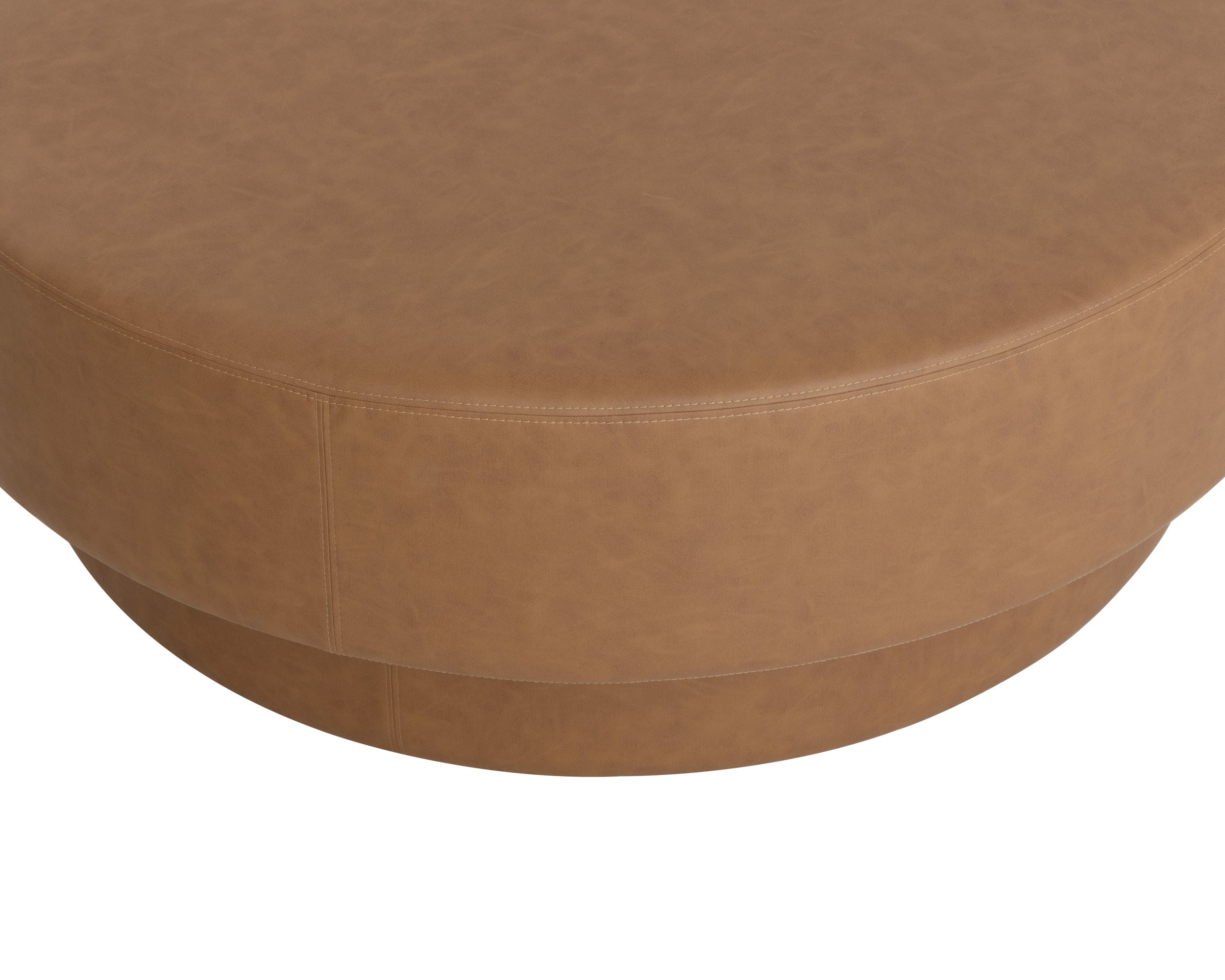 Arlo Ottoman - Milliken Cognac