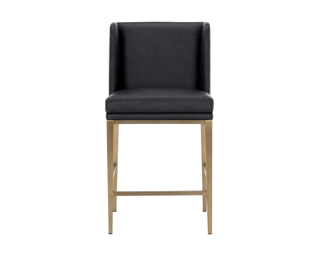 Joplin Counter Stool - Cantina Black / Vera White Pepper