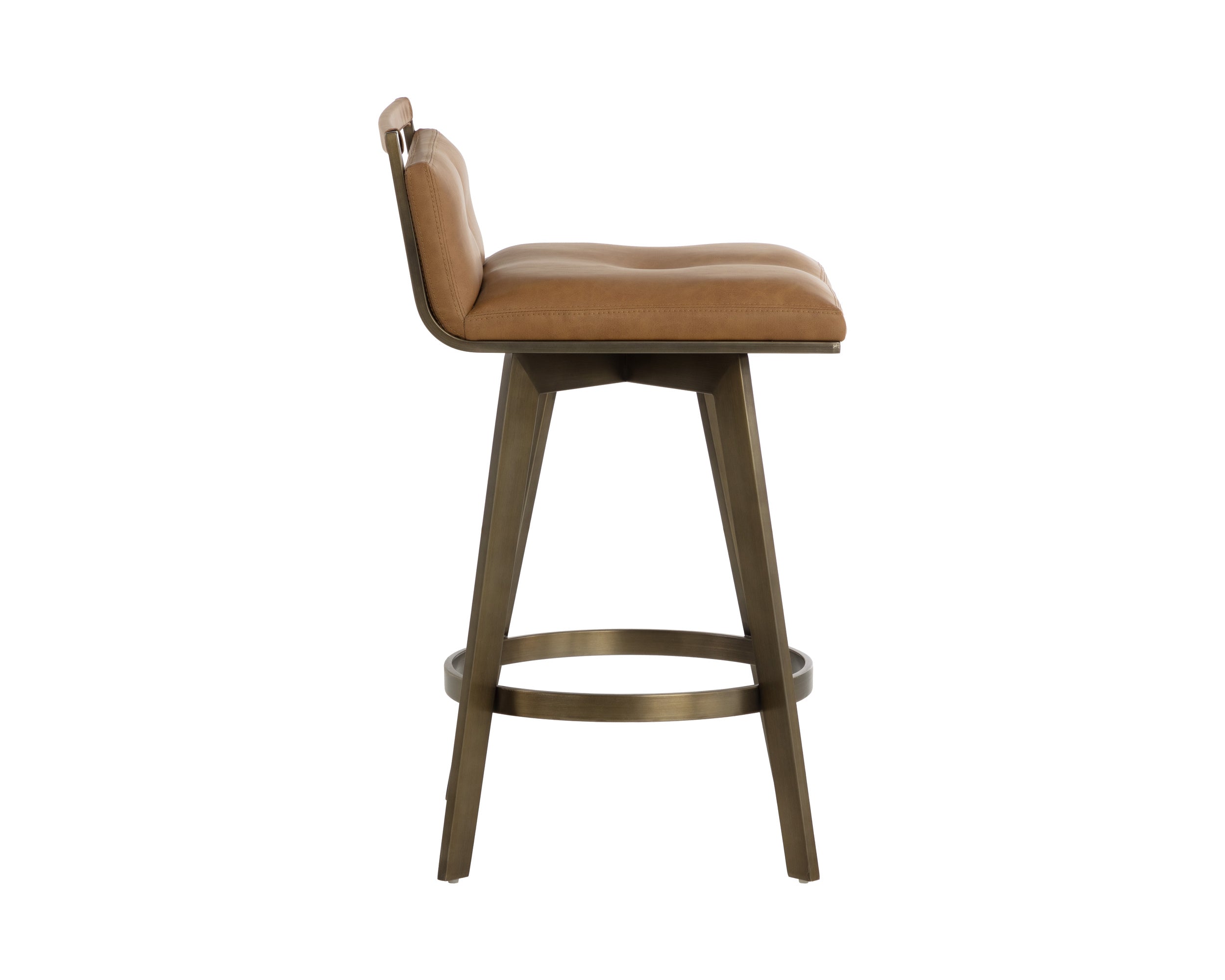 Arizona Swivel Counter Stool - Milliken Cognac
