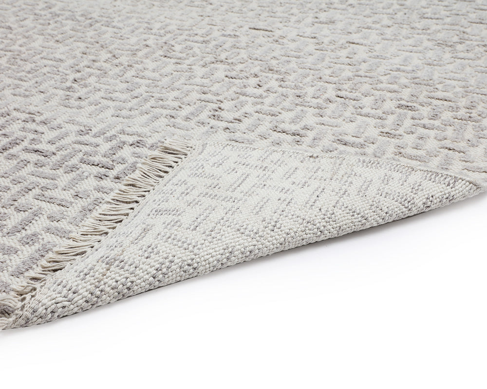 Ingrid Hand-Knotted Rug - Grey / Ivory - 9' X 12'