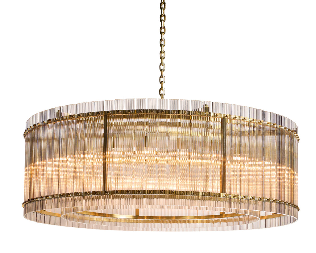 Kore Chandelier - Large - Brass - Clear