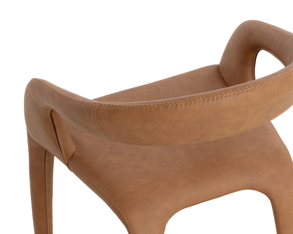Atika Dining Armchair - Milliken Cognac