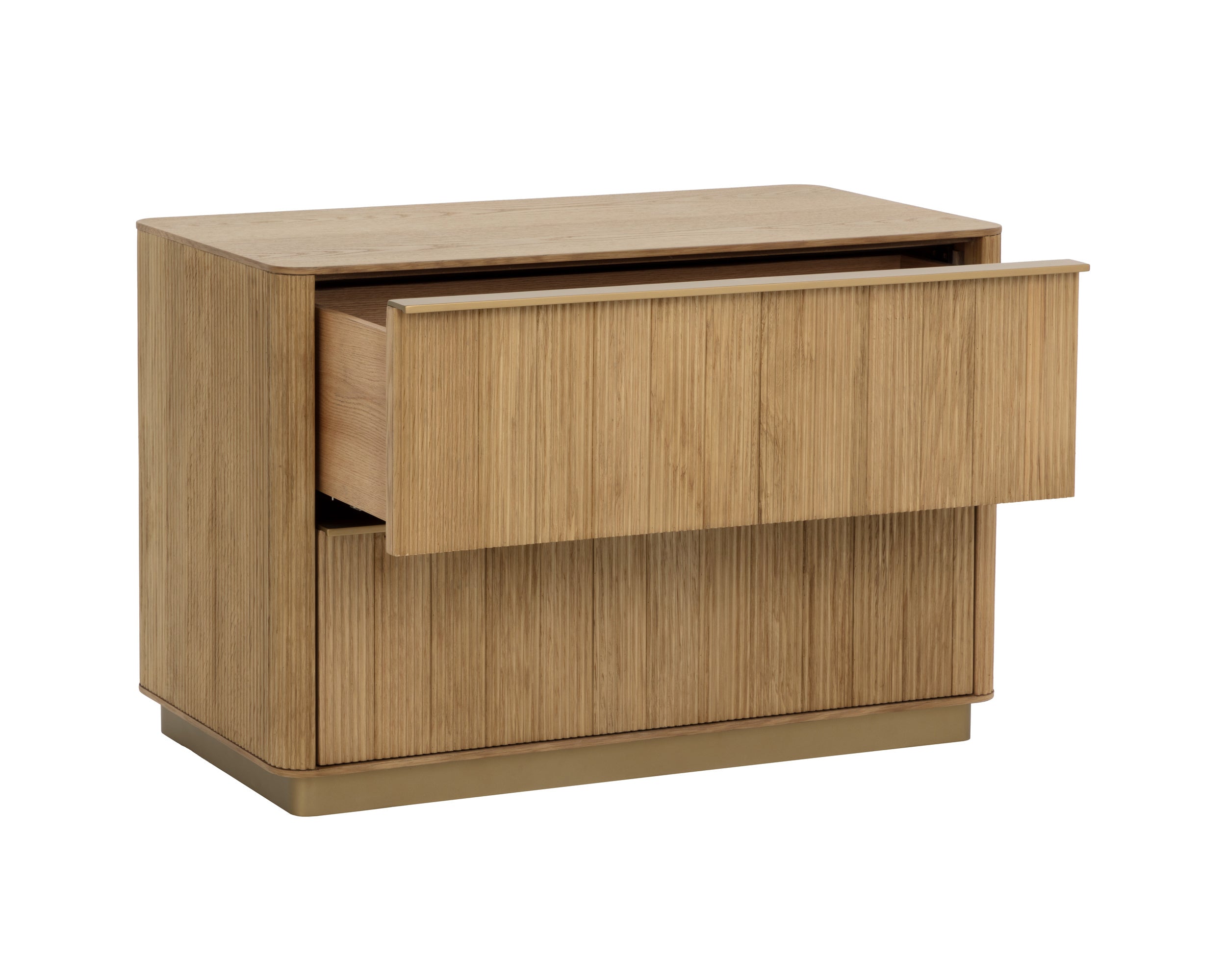 Kalla Nightstand - Large - Rustic Oak