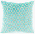 Velvet Antique Lattice Accent Pillow | FBA001