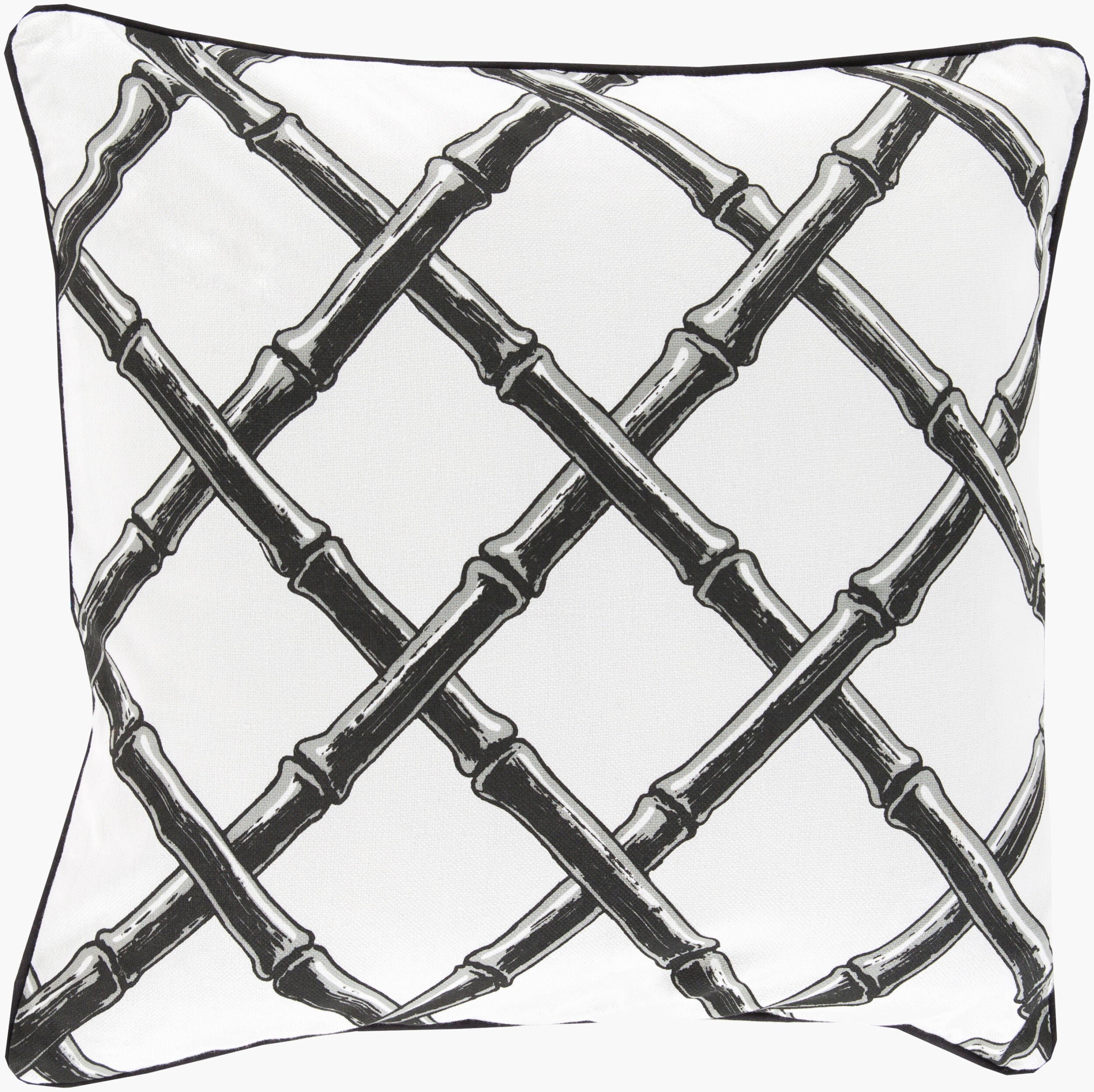 Bamboo Lattice Accent Pillow | FBB003