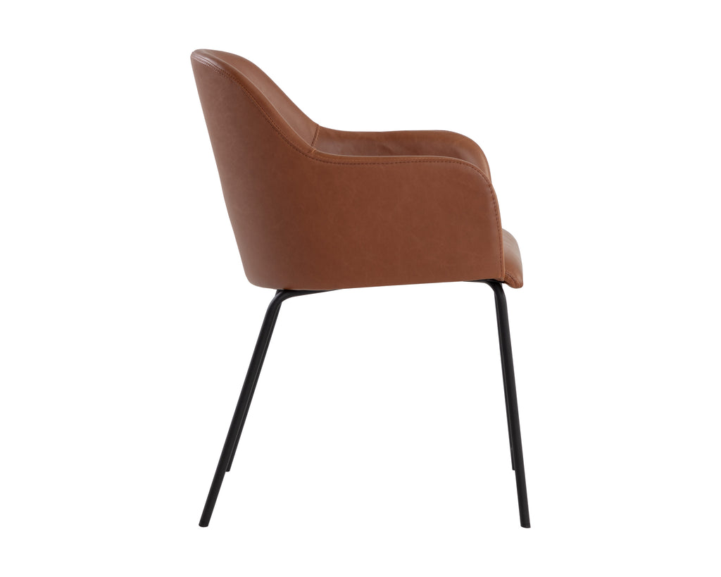 Hensley Dining Armchair - Hazelnut
