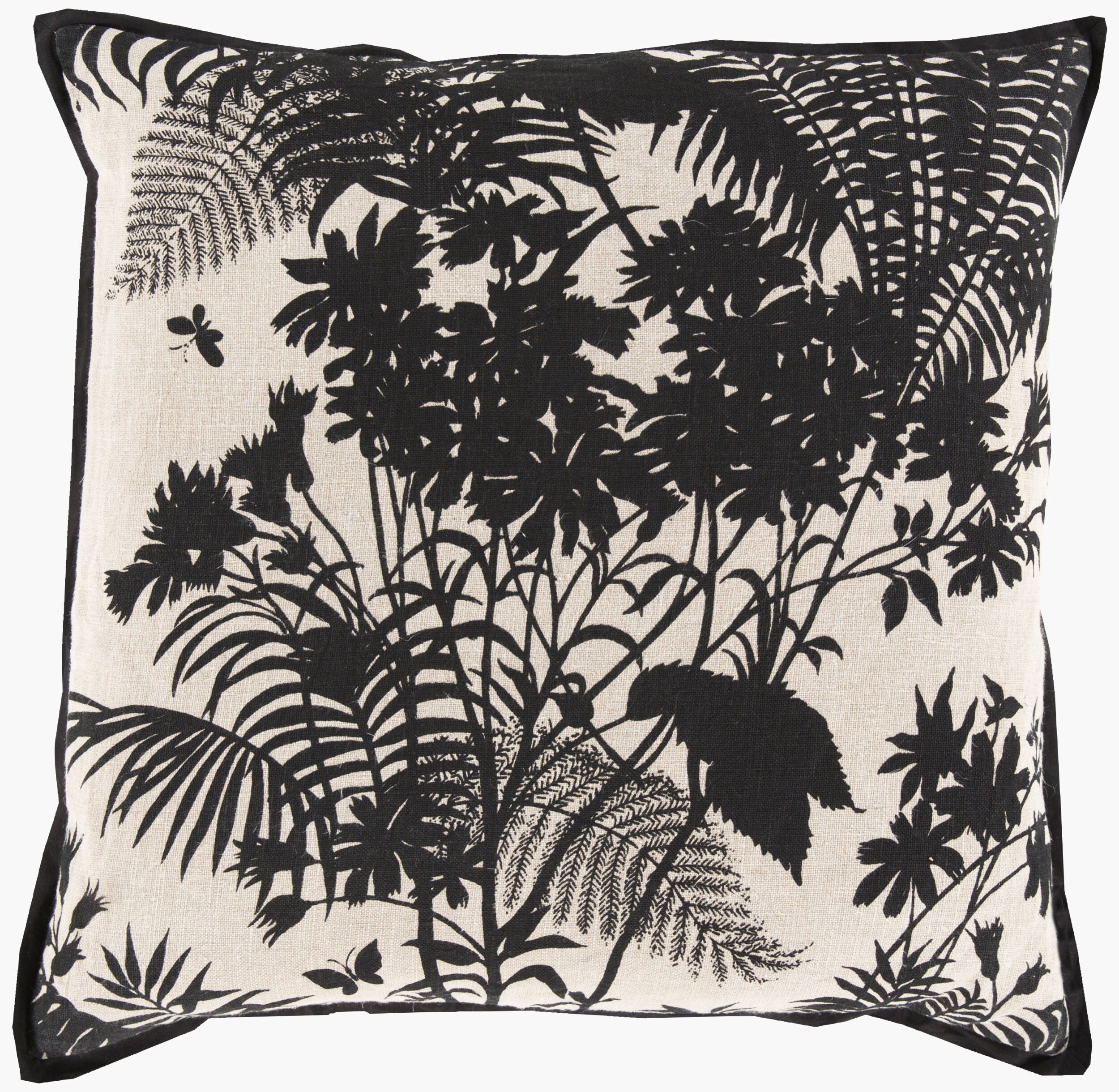 Shadow Floral Accent Pillow | FBS004