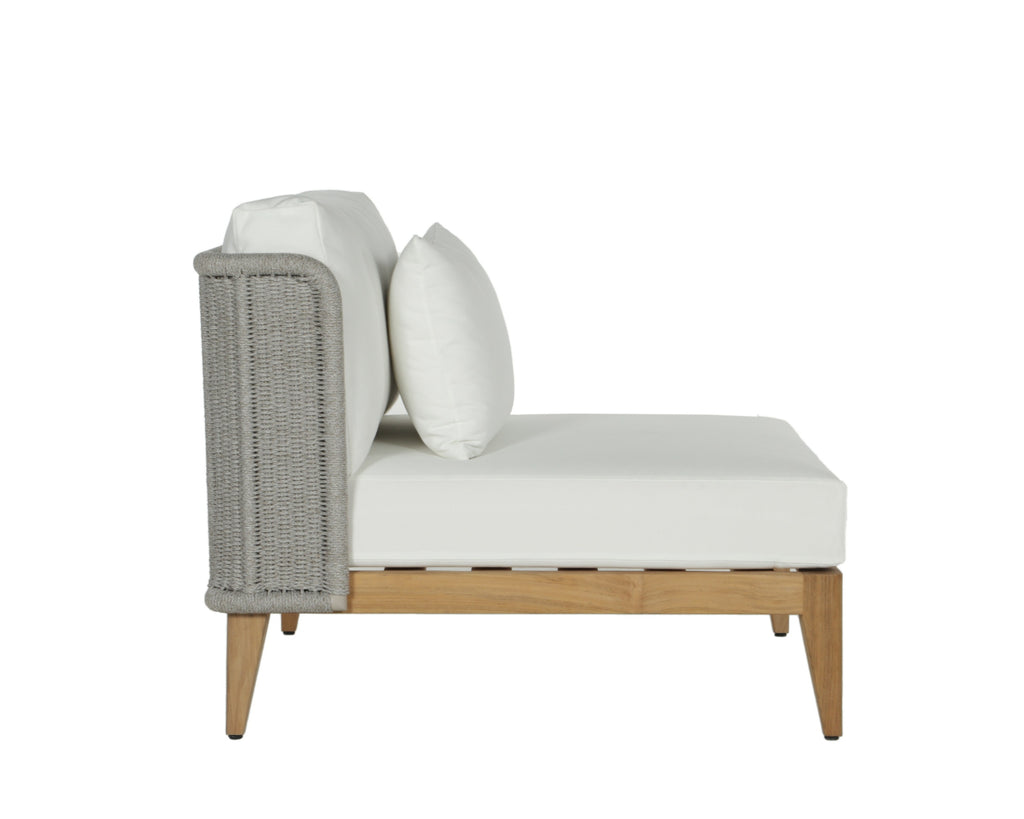Ibiza Armless Chair - Natural - Stinson White