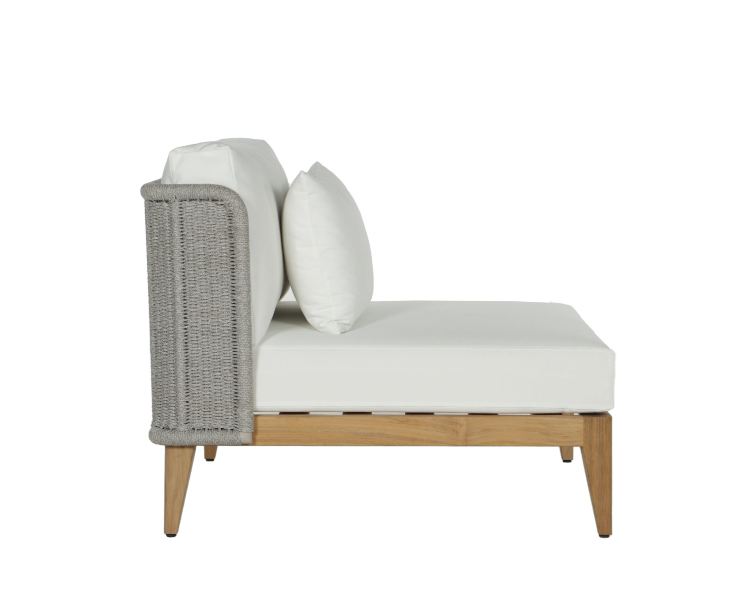 Ibiza Armless Chair - Natural - Stinson White