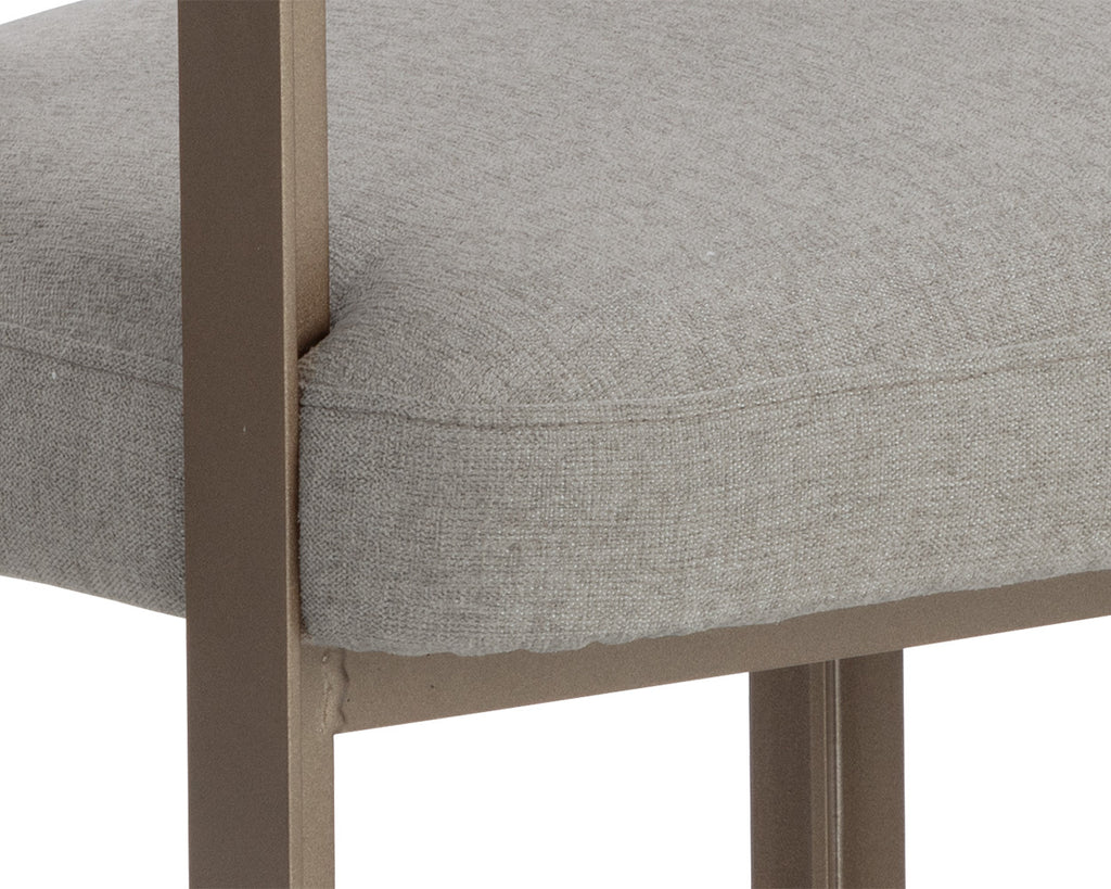 Mae Dining Armchair - Ernst Sandstone