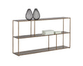 Eiffel Low Bookcase - Large - Antique Brass
