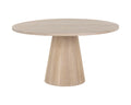 Elina Dining Table - Round - Light Oak - 54"
